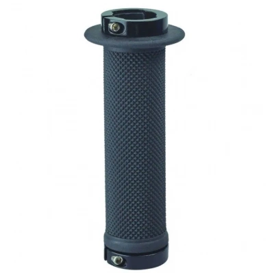 Грипсы H209 OneSideLock 130мм резинов. c 2 фикс. эргоном. черные