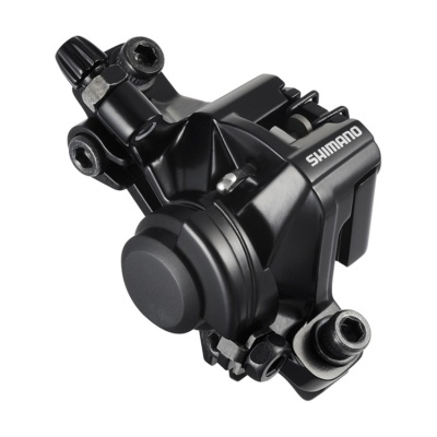 Тормоз дисковый механический Shimano BR-M375, пер./зад. (калипер+колодки) черн.