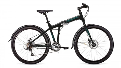 Велосипед FORWARD TRACER 26 2.0 DISC 2021, черный