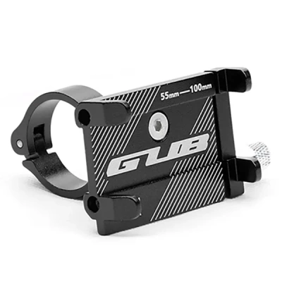 Держатель для телефона GUB G-81, черн., алюм., регул. 55-100мм