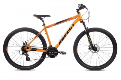 Велосипед Aspect Ideal 27.5 2023 (20", Оранжево-черный)