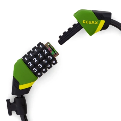 Велозамок CLUXX Gardia 850C Green/Black (см:150)