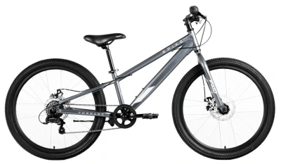 Велосипед FORWARD SPIKE CX 24 D (24" 7 ск. рост. 11") 2025, серый