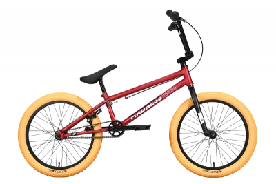 Велосипед Stark Madness BMX 4 2023, красный/черный/кремовый