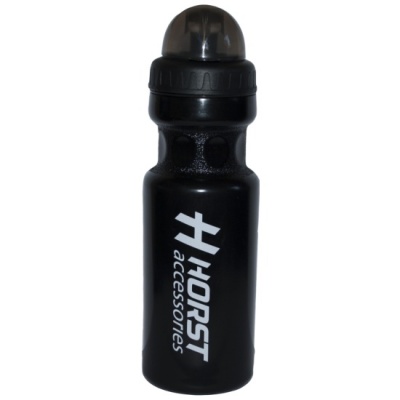 Фляга Horst, пластик. 0.7л, с крышкой, черная