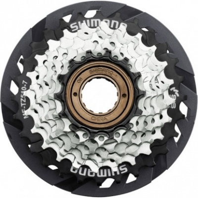 Трещотка 7ск. Shimano Tourney TZ510, 7x14-34 HG/UG, с защитой коричн.