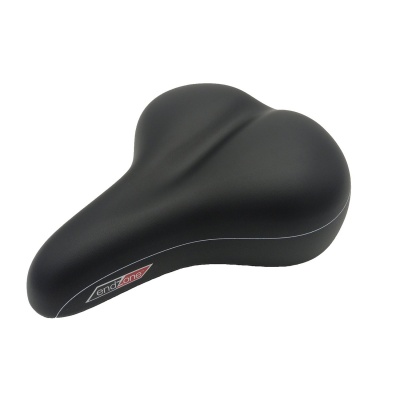 Седло Velo VL-6123 End Zone, комфорт 254x205мм эластомер, вакуумн. черное
