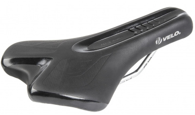 Седло Velo Shorty, триатлон 245x132мм Cr-Mo направл. спец. укороч. дизайн 242г черное