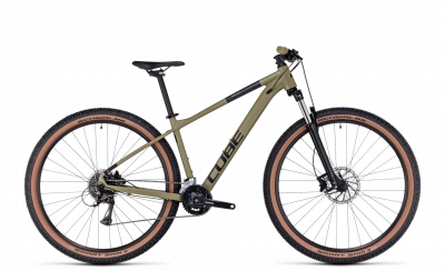 Велосипед CUBE Aim Race 29 2024 olive´n´black 20"