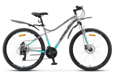 Велосипед Stels Miss-7100 D 27,5" V010 16" Хром 