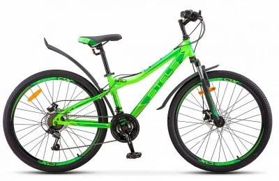 Велосипед Stels Navigator-510 MD 26" V010 14" Неоновый-зелёный