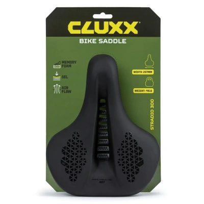 Седло CLUXX Stradio 300 207x258мм Black