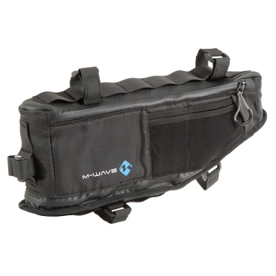 Сумка на раму M-Wave Rough Ride Triangle. расклад. увелич. до 4.2 л, 42x14x25см влагозащит. черный