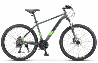 Велосипед Stels Navigator-640 D 26" V010 14.5" Антрацитовый/зелёный