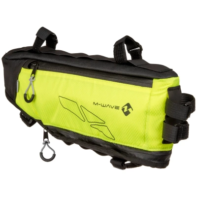 Сумка на раму M-Wave Rough Ride Triangle, расклад. увелич. до 4.2 л, 42x14x25см влагозащит. неон.