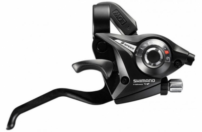 Комборучка правая 9ск. Shimano Altus EF51, 2пальца, черный