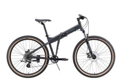 Велосипед Stark Cobra 27.2 D 2026 черный матовый/темно-серый 16" S