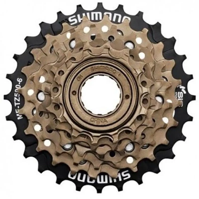 Трещотка 6ск. Shimano Tourney TZ500, 6x14-28 HG/UG, коричн.