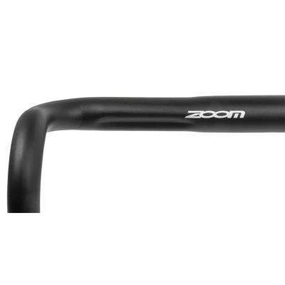 Руль "баран" Zoom, Racing, алюм. усилен., 31.8x425мм 289г, черный