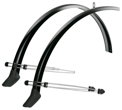Комплект крыльев SKS Commuter Hybrid 45mm, 28", черный с брызгов., 10955