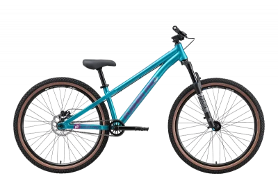 Велосипед Stark Pusher Pro HD 2025, еловый матовый/фиолетовый/белый, S