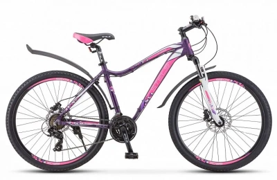 Велосипед Stels Miss-7500 D 27.5" V010 16" Тёмно-пурпурный