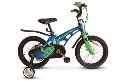 Велосипед Stels Galaxy 16" V010 Синий/зелёный