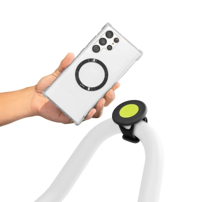 Держатель для телефона Bone Magnetic Fitness Phone Mount, магнитный, силик., на руль, черный