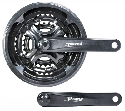 Система шатунов 3ск. 42T Prowheel 42x34x24T, 170мм, SQR, черн, алюм, г*