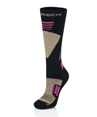 Носки женские Brubeck Ski Force 36-38 черный/розовый