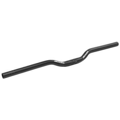 Руль Zoom, турист./MTB алюм. изогн. backsweep 10', rise 30мм, 22.2/25.4x620мм черн. матовый
