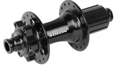 Втулка задняя 32H Solon DH938TR BOOST, ось 12x148мм, черн, disc IS6, 4 пром, под кассету