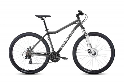 Велосипед FORWARD SPORTING 29 2.0 D (29" 21 ск. рост. 19") 2022, черный/белый