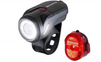 Комплект фонарей Sigma, Aura 35 люкс Cree USB / Nugget II RL 3 режима