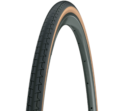 Велопокрышка 28"/700x25C (25-622), Michelin Dynamic Classic SW, 3x30TPI, чёрный/бежевый