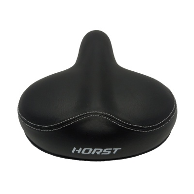Седло Horst, комфортное с замком 255x205мм пружины закрытого типа. 525гр черное