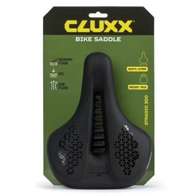 Седло CLUXX Stradio 300 197x254мм Black