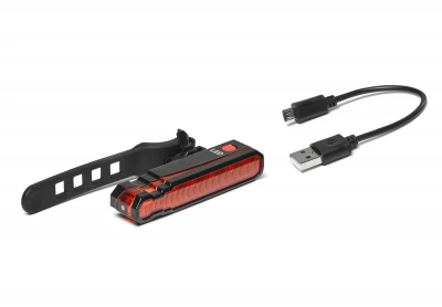 Задний фонарь SHULZ Teide 10 lm, USB, с лазерным диодом, красный свет, черный корпус