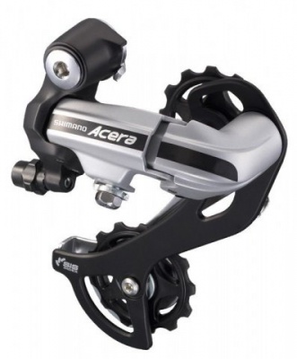 Задний переключатель 7/8ск. Shimano Acera M360, резьба серебр. инд. уп.