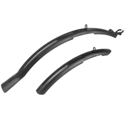 Комплект крыльев M-Wave Mud Max Universal, пластиковые 26-28"x55мм удлин. черные