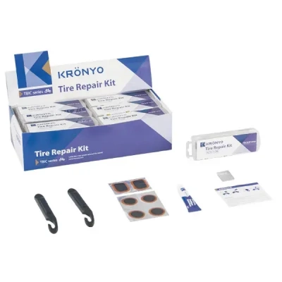 Велоаптечка Kronyo TBIC-31C, 6 заплаток+клей+2 монтировки