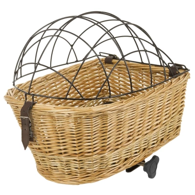 Корзина для животных M-Wave, на багажник быстросъем 44x31x22/16см, плетеная