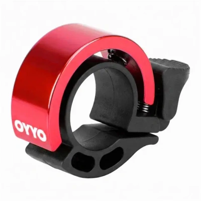 Звонок OYYO BL700, ударный, хомут-невидимка (Q-type), красный