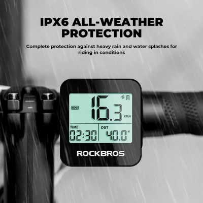 Велокомпьютер Rockbros G1 smart GPS, 8 функций