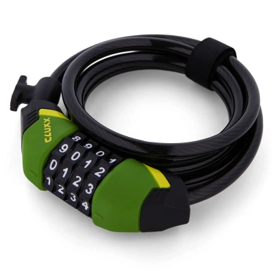 Велозамок CLUXX Gardia 850C Green/Black (см:150)