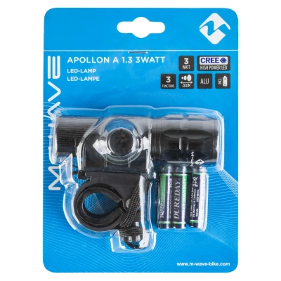 Передний фонарь M-Wave Apollon A 1.3 3 Watt Battery