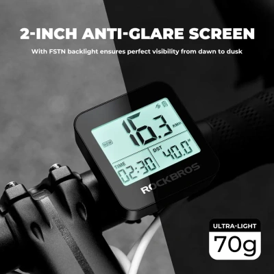 Велокомпьютер Rockbros G1 smart GPS, 8 функций