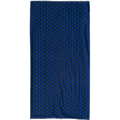 Бандана M-Wave Blue/Black Squared, дышащий полиэстер с микрофиброй 24x48см, сине-черный