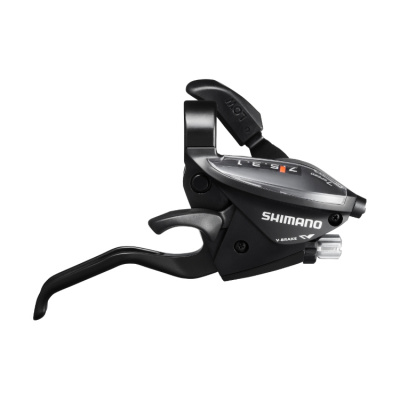 Комборучка правая 7ск. Shimano Acera EF500-7R-2A, 2 пальца, чёрн