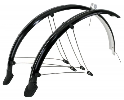 Комплект крыльев M-Wave Mud Max Flex 26", 60мм, черный